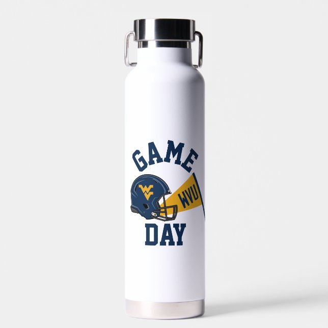West Virginia University Game Day Water Bottle (Front)