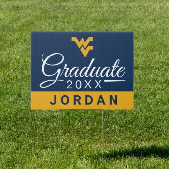 West Virginia University Graduate Sign by wvushop at Zazzle