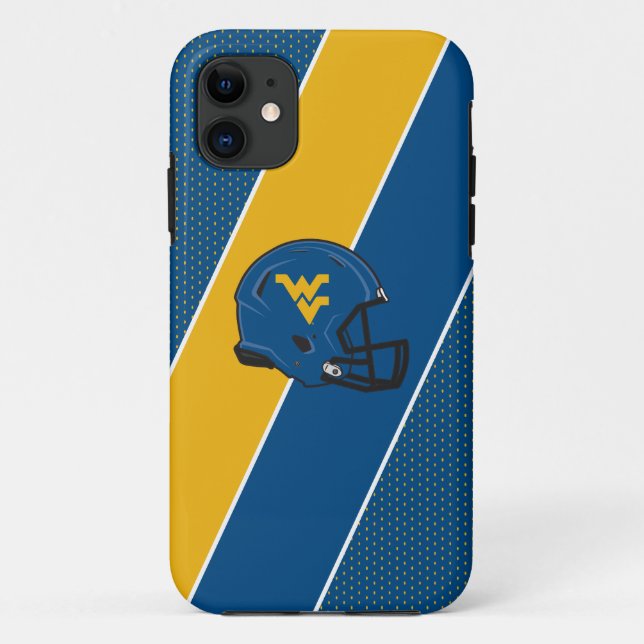 West Virginia University Helmet Case-Mate iPhone Case (Back)