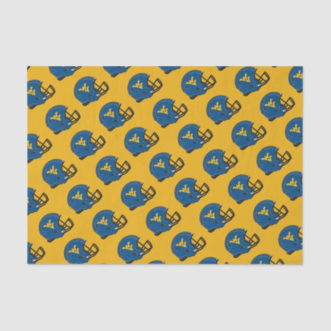 West Virginia University Helmet Tissue Paper (Front)