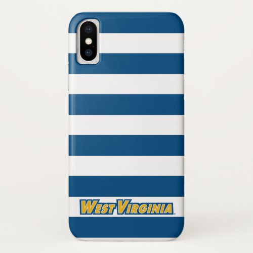 West Virginia University Logo iPhone X Case