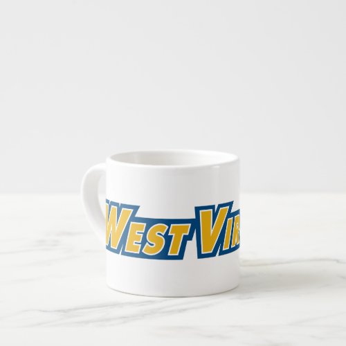 West Virginia University Logo Espresso Cup