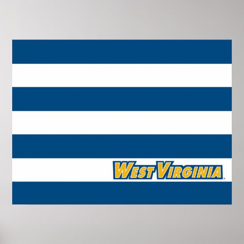 West Virginia University Logo Poster