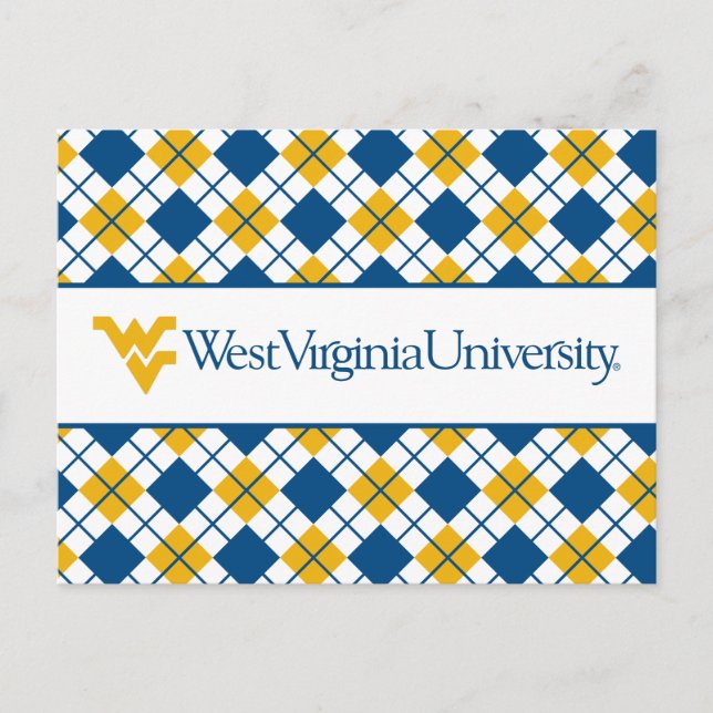 West Virginia University Postcard (Front)