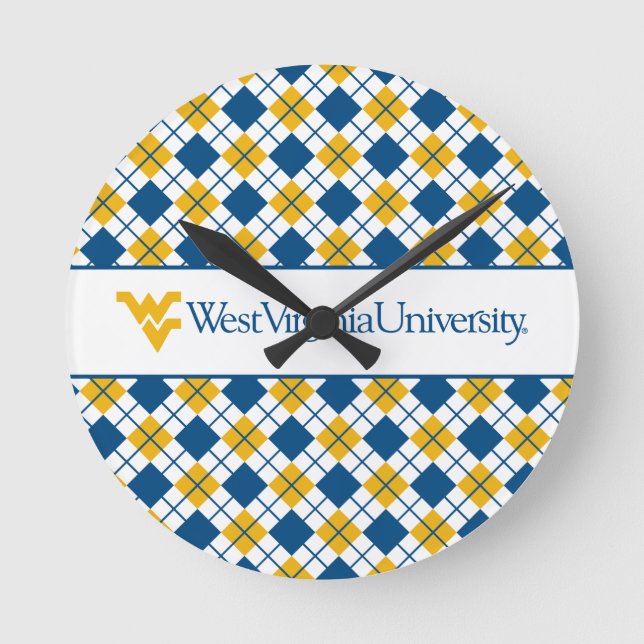 West Virginia University Round Clock (Front)