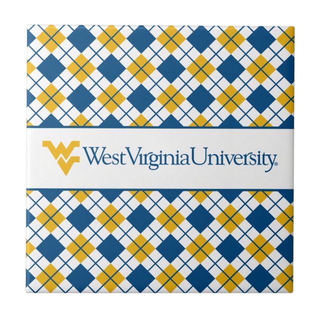 West Virginia University Tile (Front)