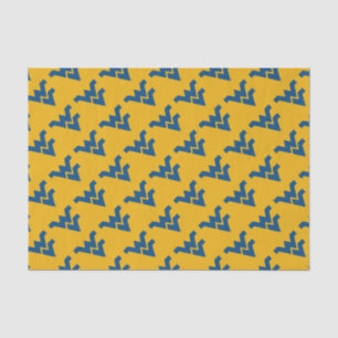 West Virginia University Tissue Paper