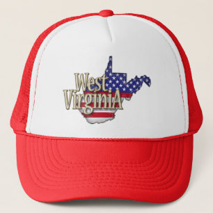 West Virginia USA Flag Hat