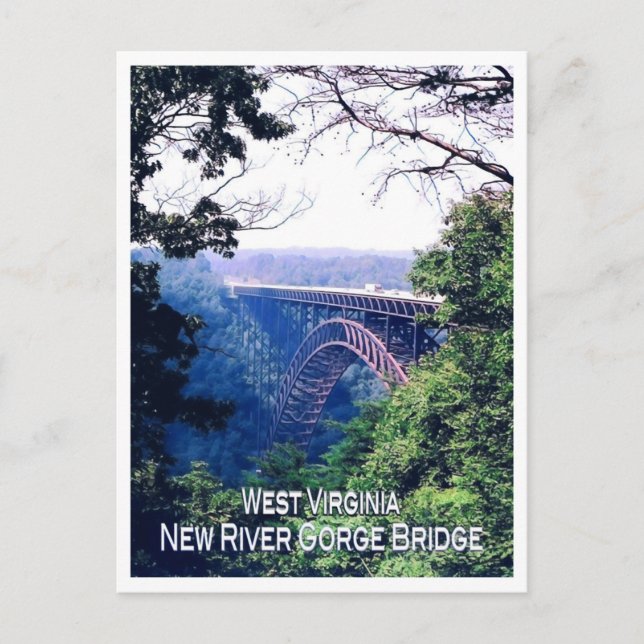 West Virginia - Usa - Mosaic - Postcard (Front)