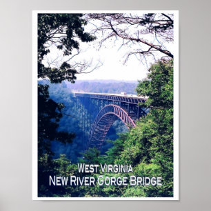 West Virginia - Usa - Mosaic - Poster