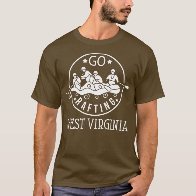 West Virginia Whitewater Rafting T-Shirt (Front)