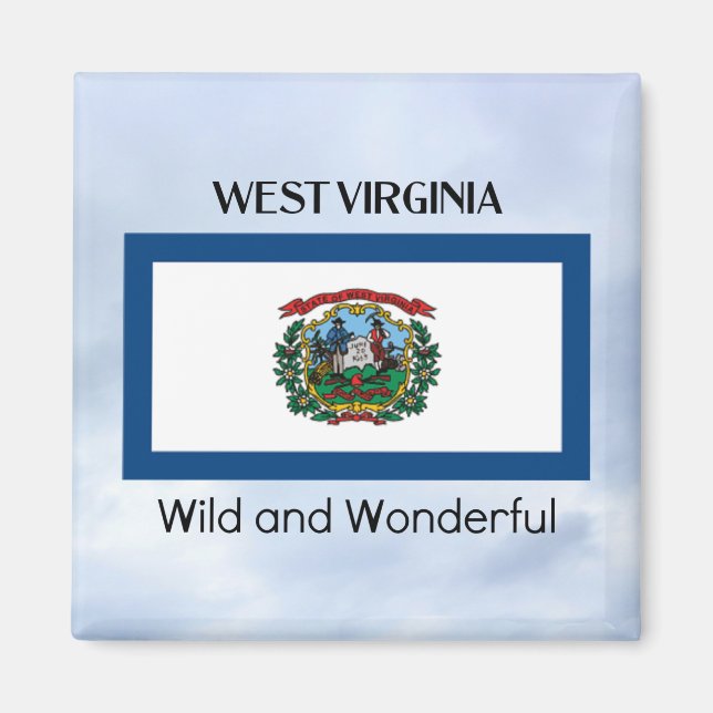 West Virginia, Wild and Wonderful, Magnet (Front)
