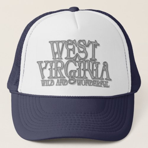 West Virginia_Wild  Wonderful Iron Trucker Hat