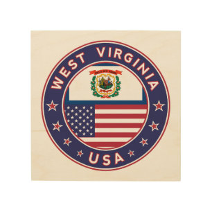West Virginia Wood Wall Art