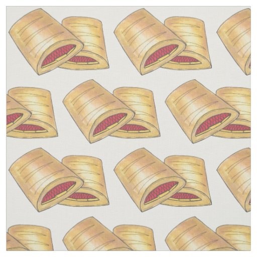 West Virginia WV Pepperoni Roll Snack Junk Food Fabric