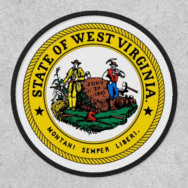 West Virginian Seal, Seal of West Virginia Patch (Front)