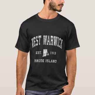 West Warwick Rhode Island Ri Athletic Sports T-Shirt