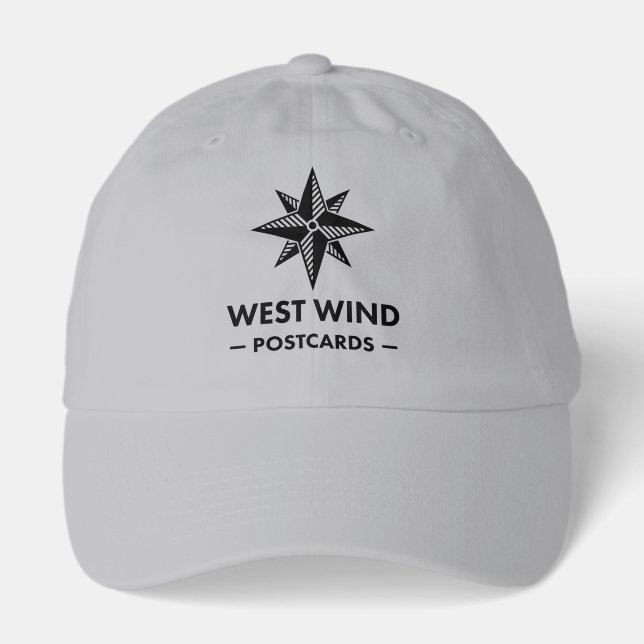 West Wind Postcards Black Logo Essentials Hat (Front)