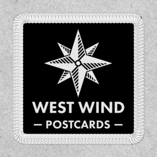 West Wind White Logo Essentials Patch