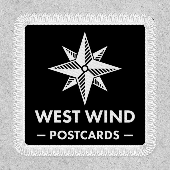 West Wind White Logo Essentials Patch (Front)