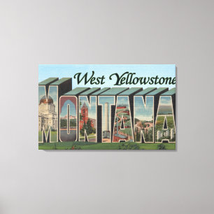 West Yellowstone, Montana Canvas Print