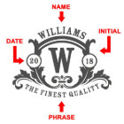 Westbrook Buckman Glass Set With Argos Decanter