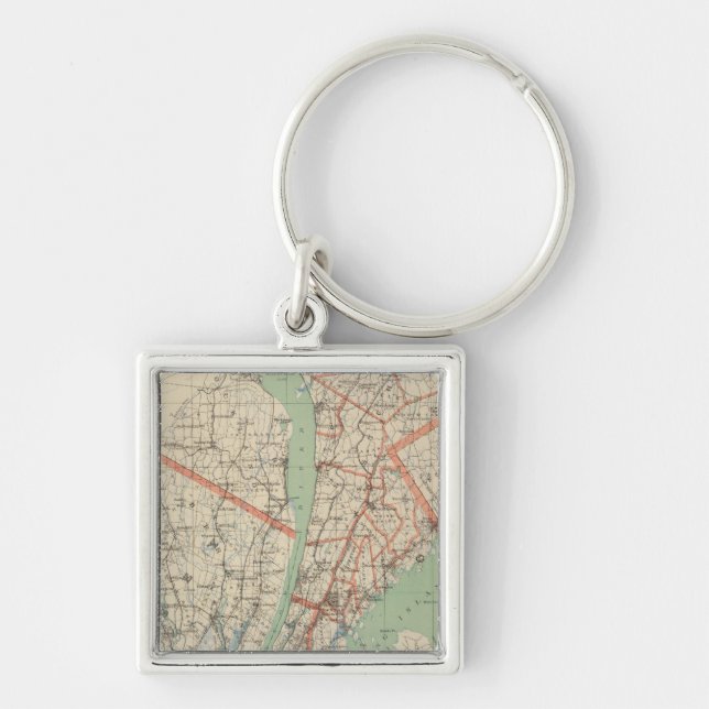 Westchester Co & surroundings Keychain (Front)