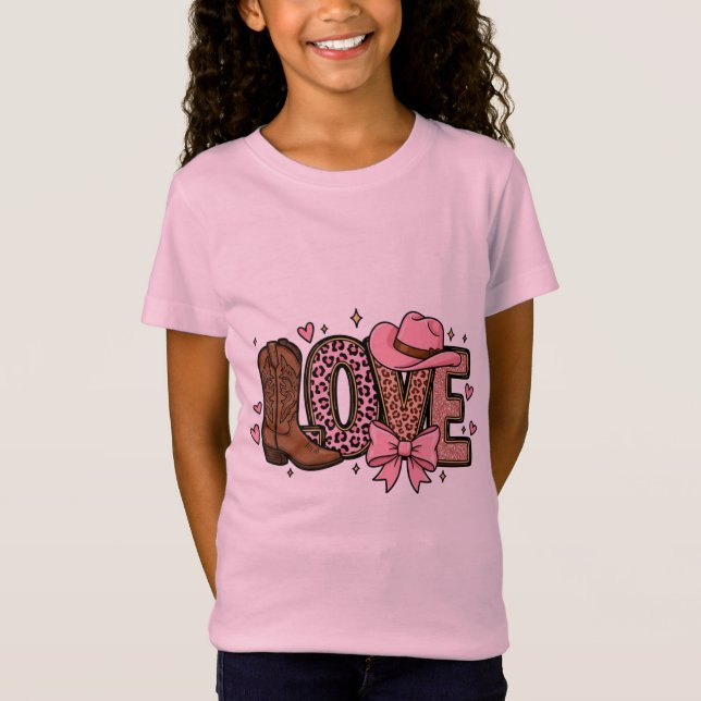 Wester V-day kids T-Shirt (Front)