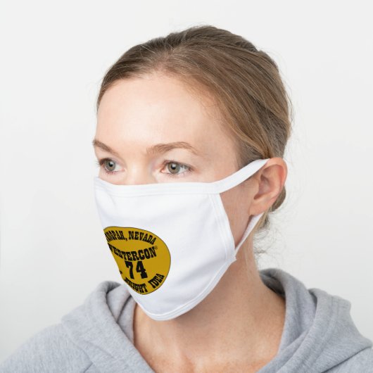 Westercon 74 Cotton Face Mask (Angled)