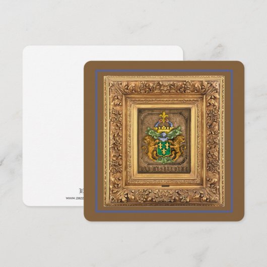 Westerfield Dutch Family Coat Of Arms. (Front/Back)