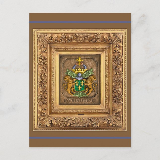 Westerfield Dutch Family Coat Of Arms. Postcard (Front)