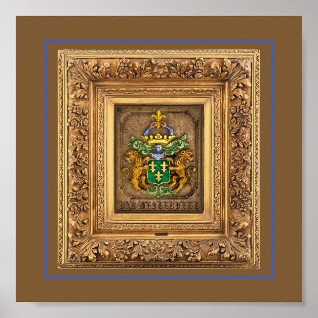 Westerfield Dutch Family Coat Of Arms. Poster (Front)