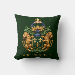 Westerfield Dutch Family Coat Of Arms. Throw Pillow