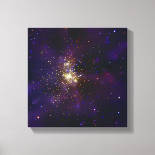 Westerlund 2 a young star cluster canvas print