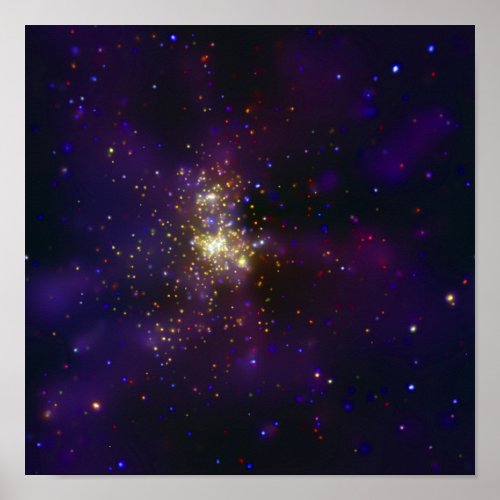 Westerlund 2 a young star cluster poster