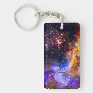Westerlund 2 in Carina Constellation Space Picture Keychain