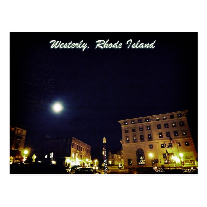 Westerly, Rhode Island Postcard