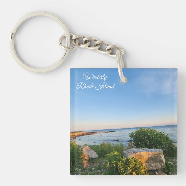 Westerly Rhode Island Souvenir Keychain (Front)