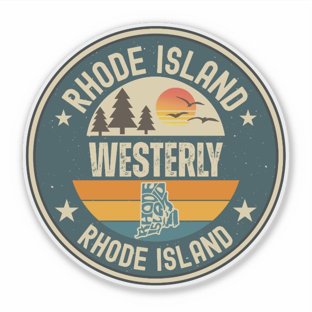Westerly, Rhode Island Sticker (Front)