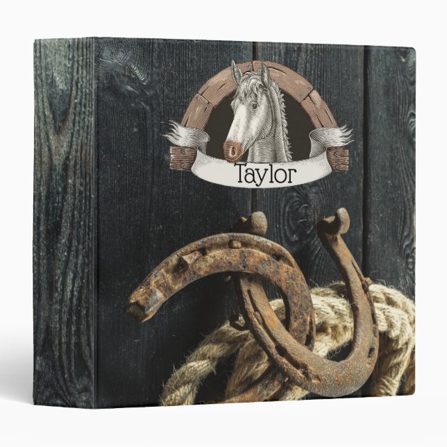 Western 3 Ring Binder (Front/Spine)