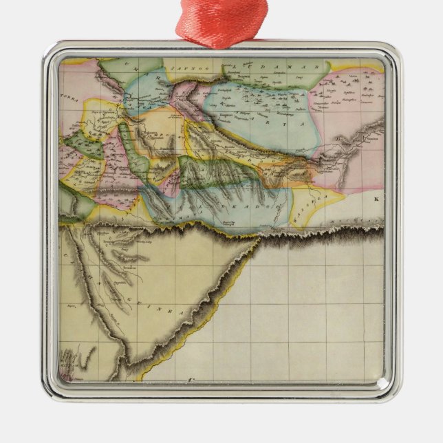 Western Africa Metal Ornament (Front)