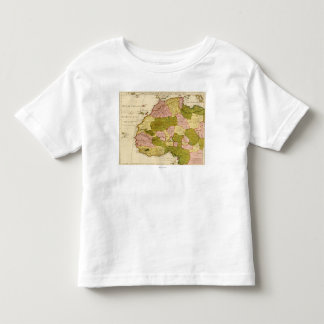 Western AfricaPanoramic MapWestern Africa 3 Toddler T-shirt