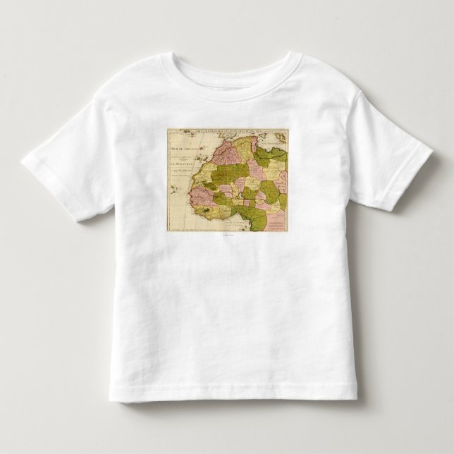 Western AfricaPanoramic MapWestern Africa 3 Toddler T-shirt (Front)