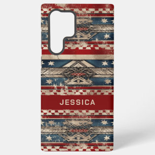 Western American Flag Samsung Galaxy S22 Ultra Case