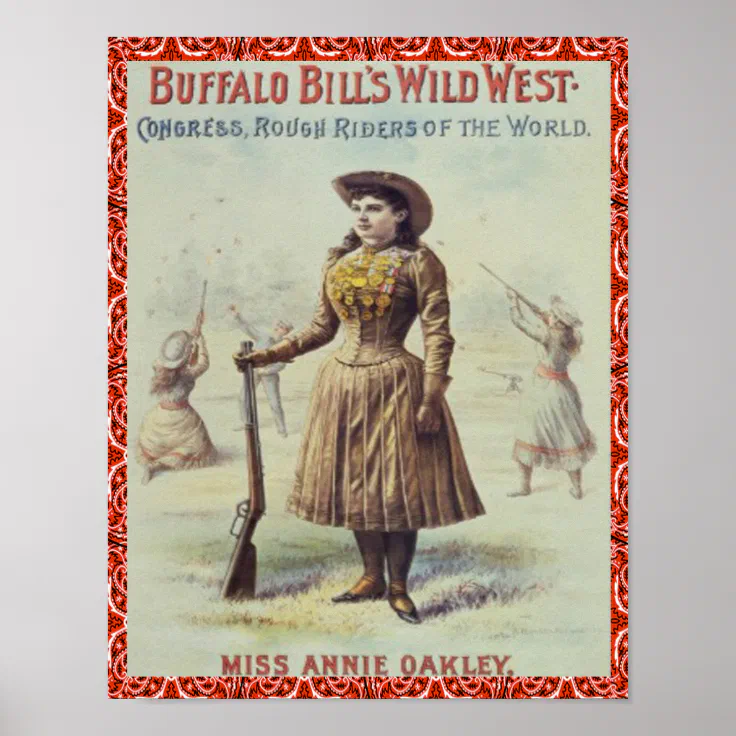 Western Annie Oakley Poster | Zazzle