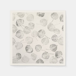 Western Aspen Leaf Prints © Sandy Long Paper Napkins