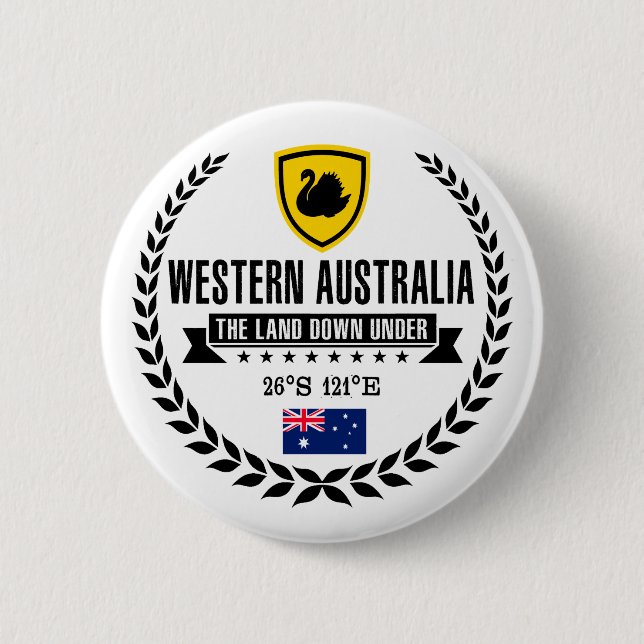 Western Australia Button (Front)