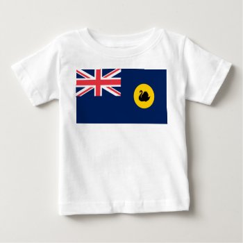 Western Australia Flag Baby T-shirt by YLGraphics at Zazzle