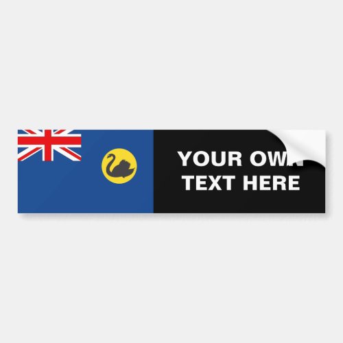 Western Australia Flag Bumper Sticker