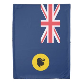 Western Australia Flag Duvet Cover by YLGraphics at Zazzle
